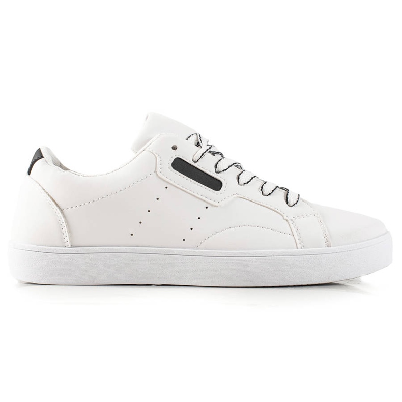 TRENDI Kevyet urheilukengät Eco-nahasta valkoinen musta