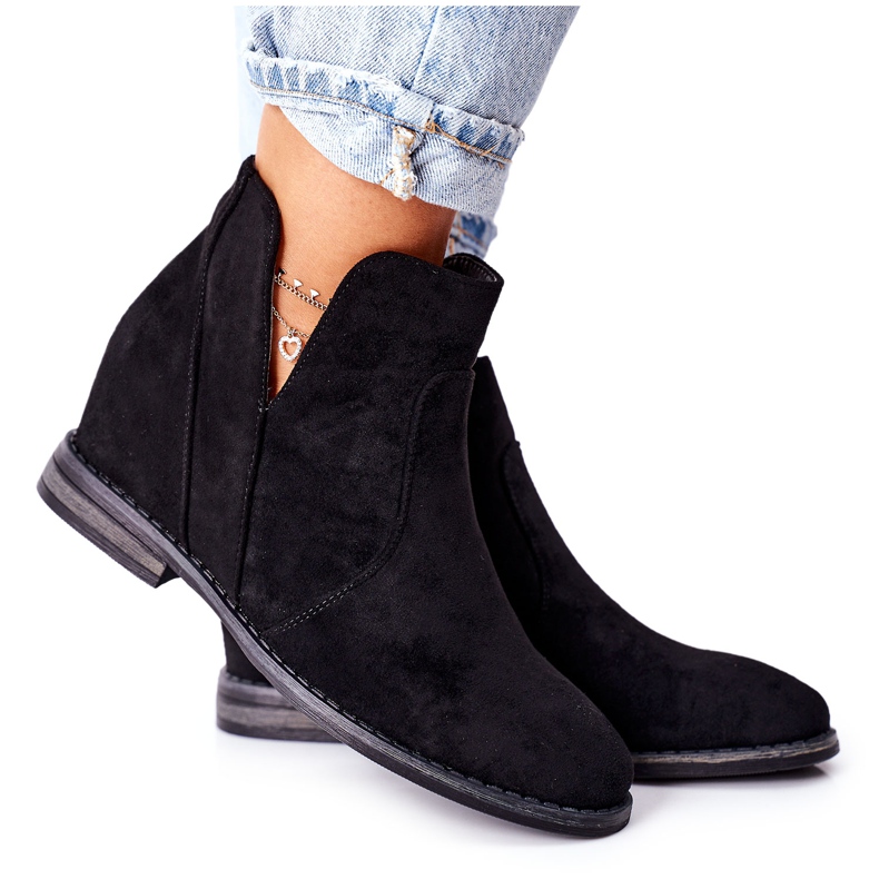 Naisten saappaat Wedge S.Barski Joiva Black musta