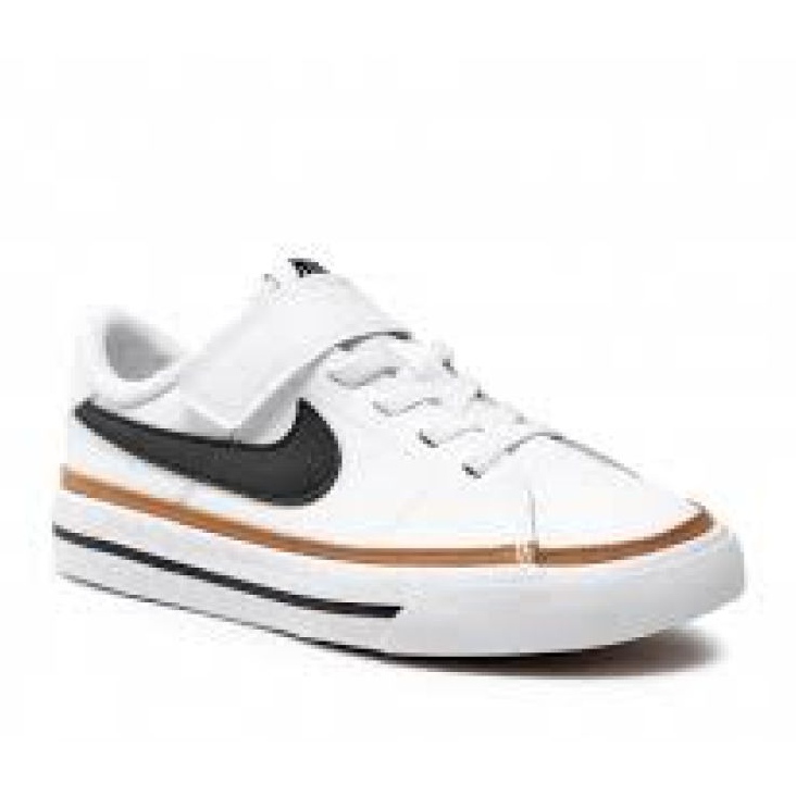 Nike Court Legacy (PSV) Jr DA5381-102 -kengät valkoinen musta