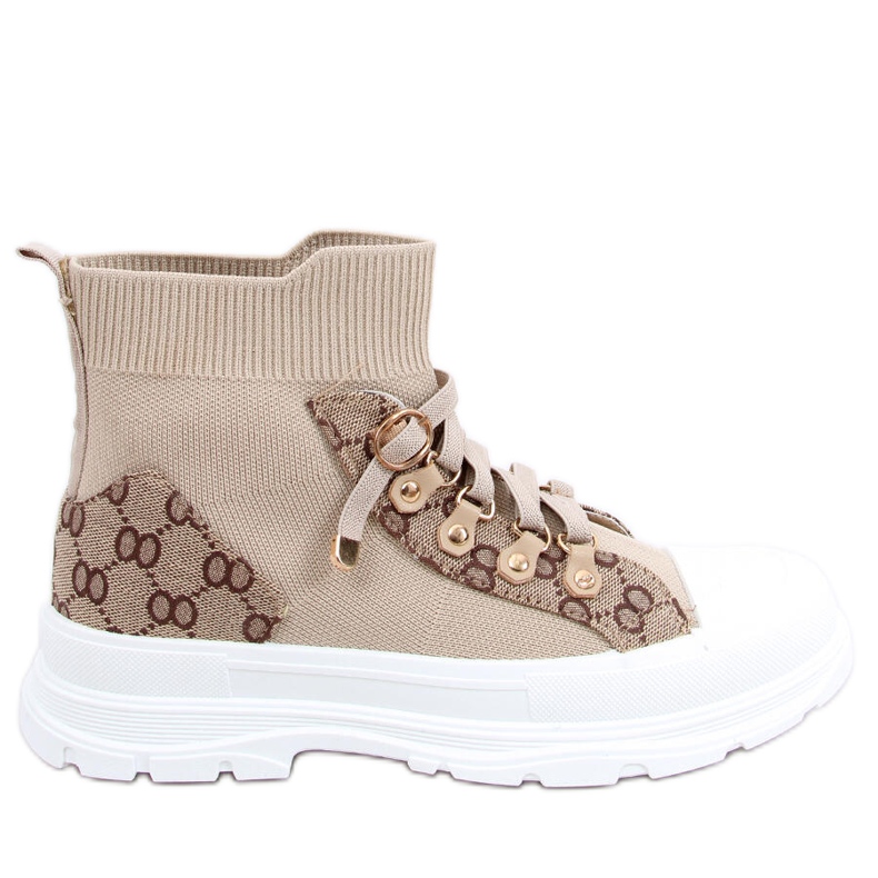 Reta Khaki -nilkkalenkkarit beige ruskea