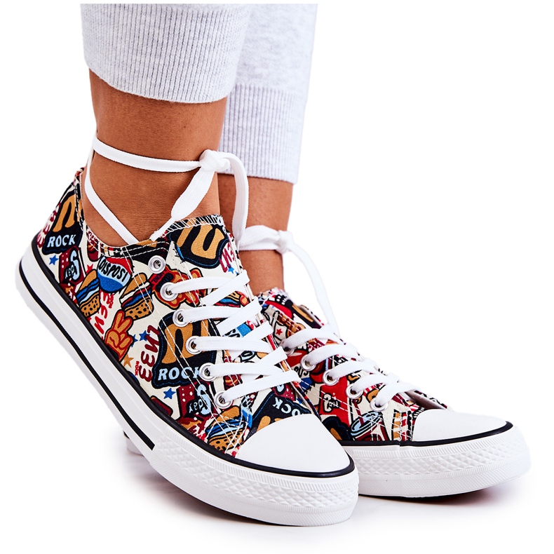 FS2 Logged Low Tennarit Multicolor Desiree monivärinen