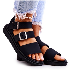 FM1 Mustat Reese-solki sandaalit