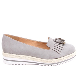 Naisten loaferit ja espadrillit Hilma Grey harmaa