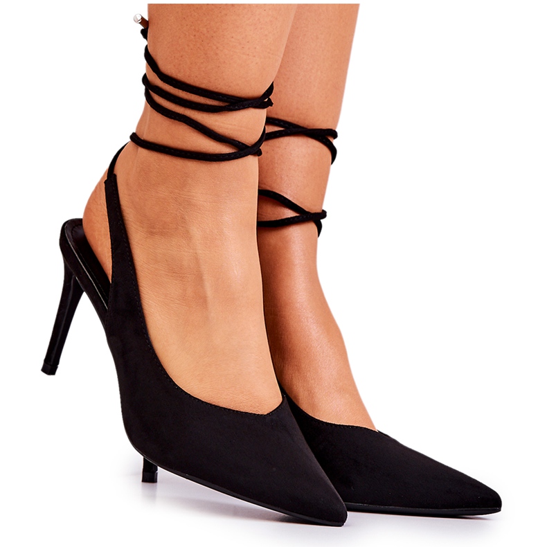 PS1 Mustat Callie sidotut korkokengät PS1 Mustat Callie sidotut korkokengät