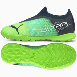 Puma Ultra 3.3 Tt Jr 106531 03 jalkapallokengät harmaa, vihreä vihreä