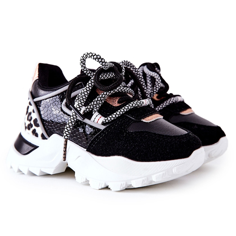 FR1 Lasten urheilukengät Tennarit Musta Rommie monivärinen