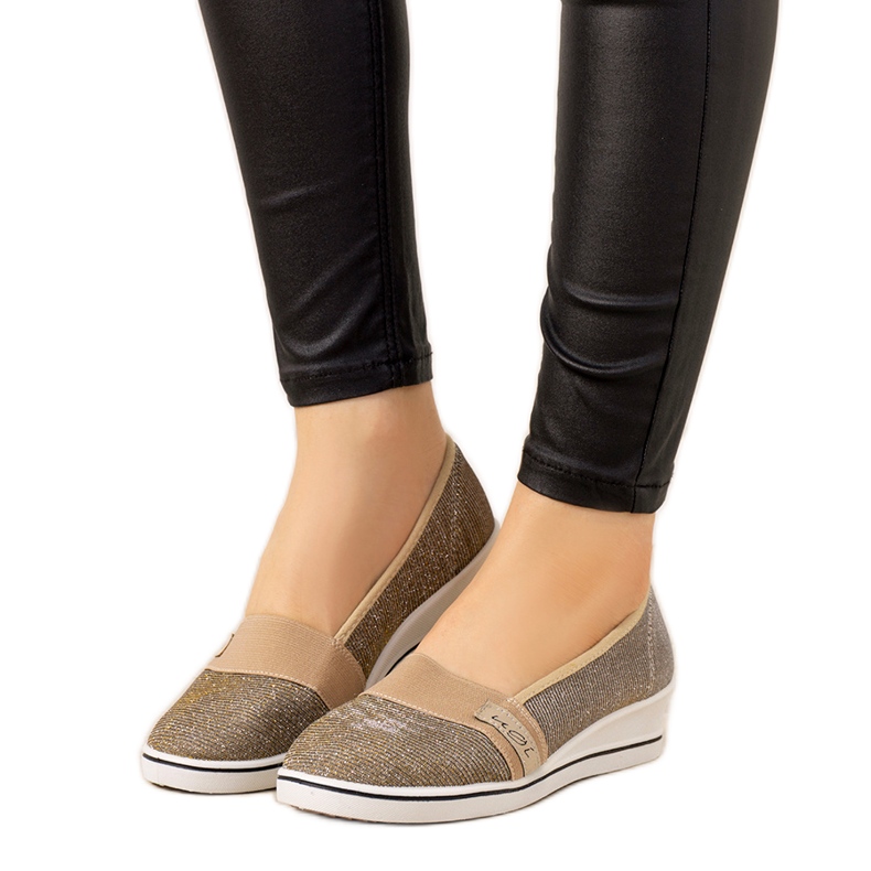 Golden Burris wedge -lenkkarit kultainen