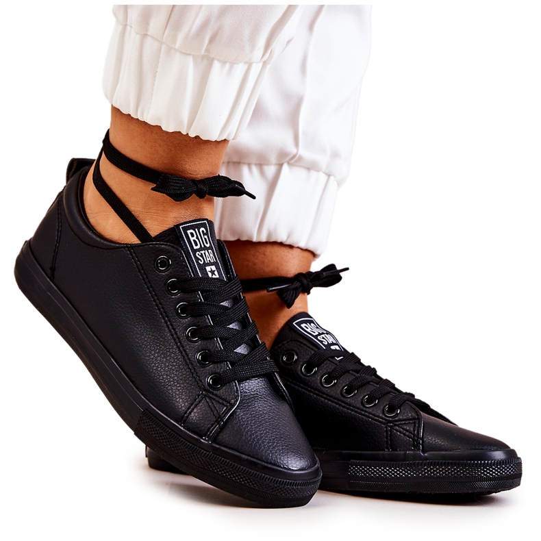 Nahkalenkkarit Big Star JJ274312 Musta