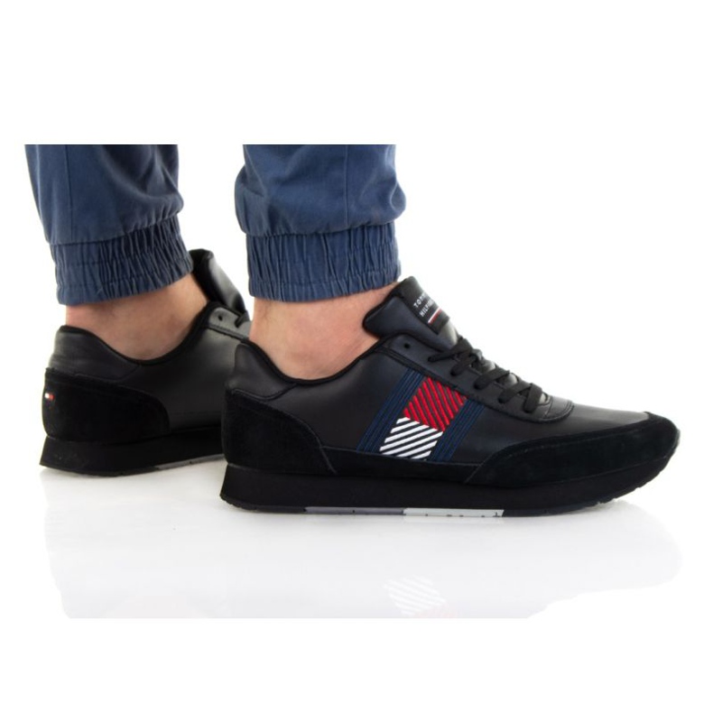 Tommy Hilfiger Essential Runner Fla M FM0FM03928 musta