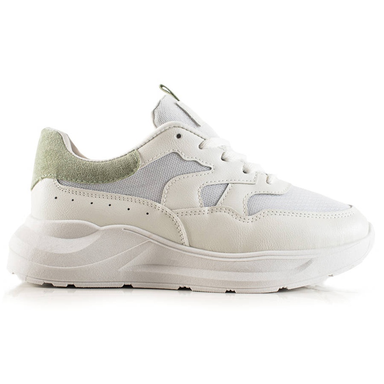 TRENDI Tyylikkäät lenkkarit glitterillä valkoinen