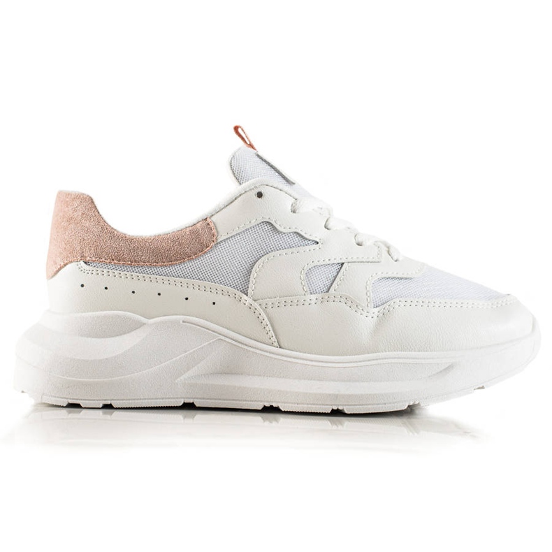 TRENDI Tyylikkäät lenkkarit glitterillä valkoinen