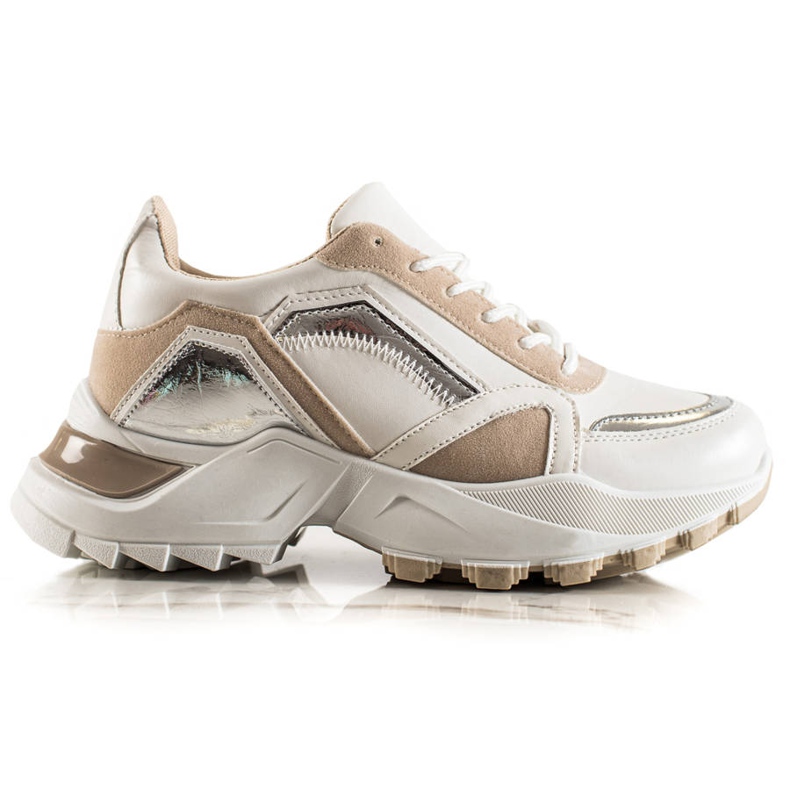 TRENDI Tyylikkäät lenkkarit valkoinen monivärinen