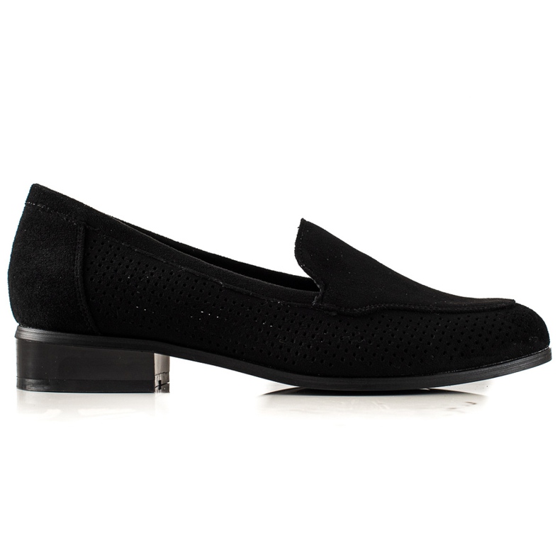 Vinceza Reijät mokkanahkaat kengät musta