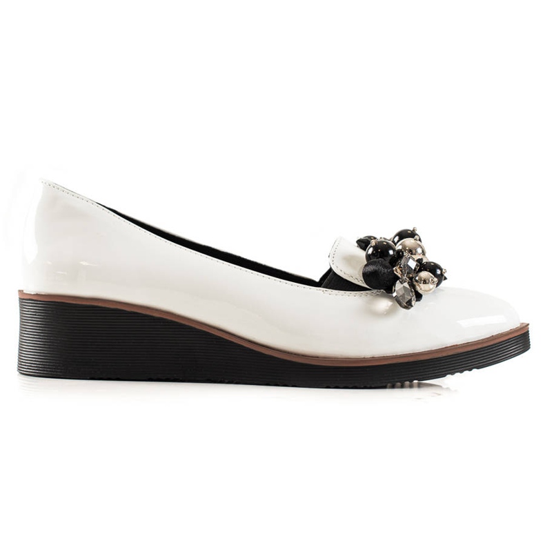 W. Potocki Tyylikkäät kiilakengät valkoinen