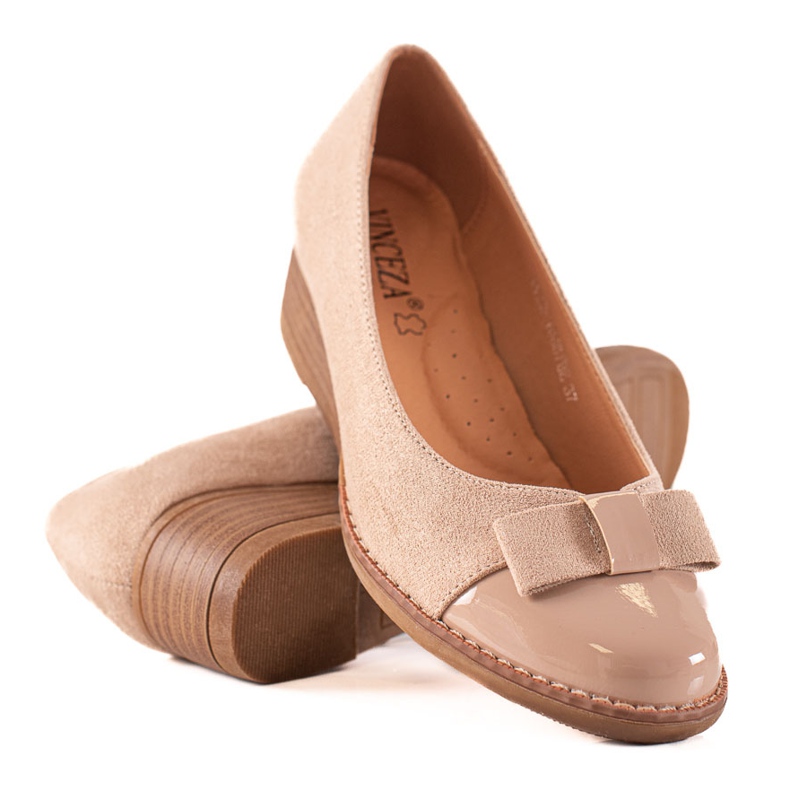 Pumput Vinceza-brokadilla beige