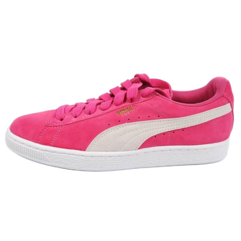 Puma Suede Classic W 355462 38 kengät beige vaaleanpunainen kultainen