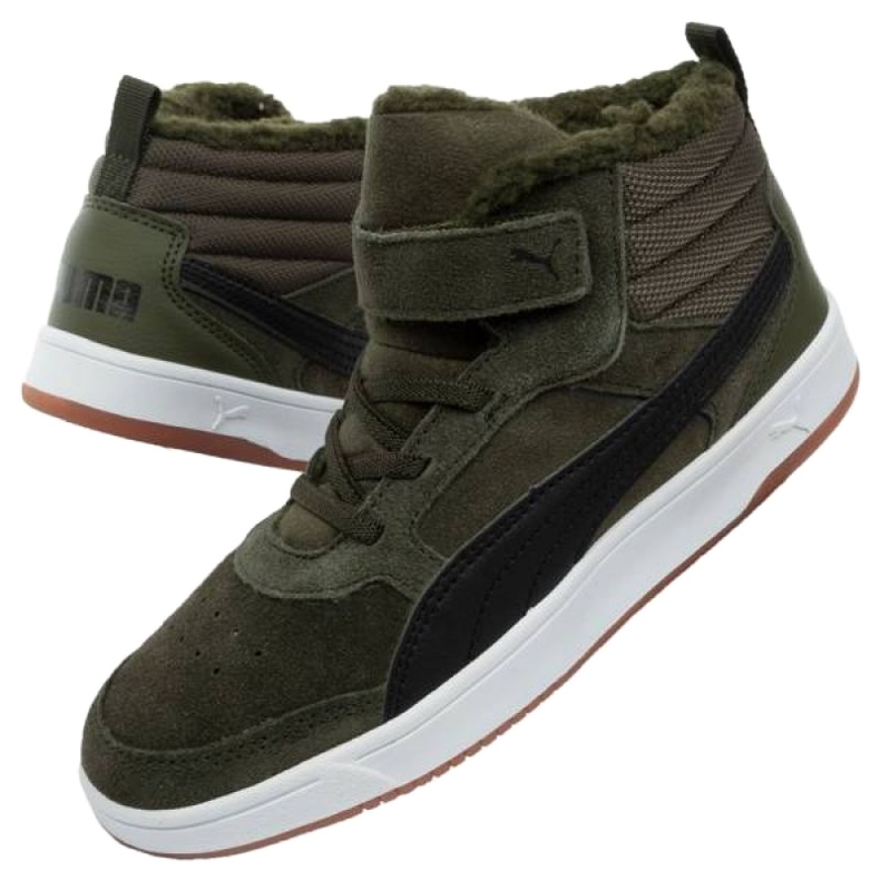 Puma Rebound Street Sd Fur Ps 367869 02 kengät vihreä