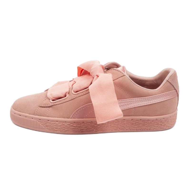 Puma Suede Heart Ep W 366922 02 vaaleanpunainen hopea