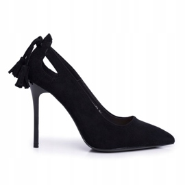 PS1 Naisten mokkanahkainen mokkanahka, jossa Spitz Black Leven musta