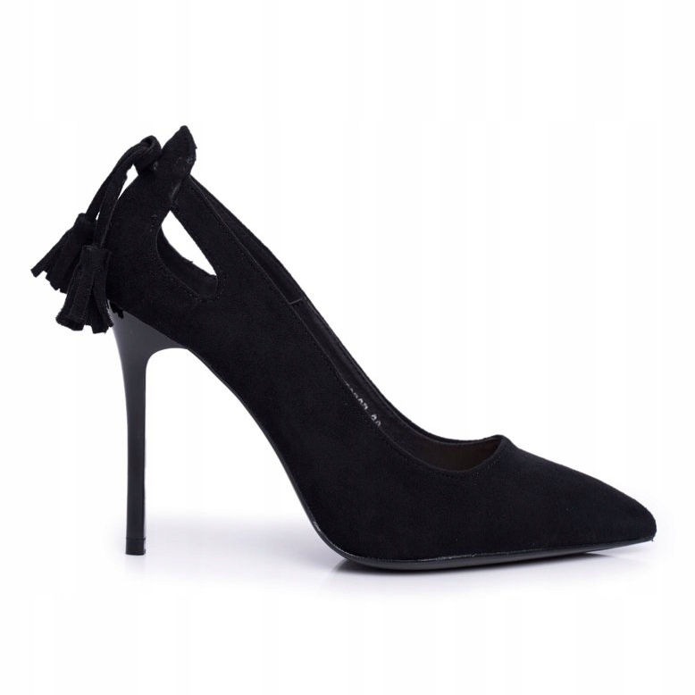 PS1 Naisten mokkanahkainen mokkanahka, jossa Spitz Black Leven musta