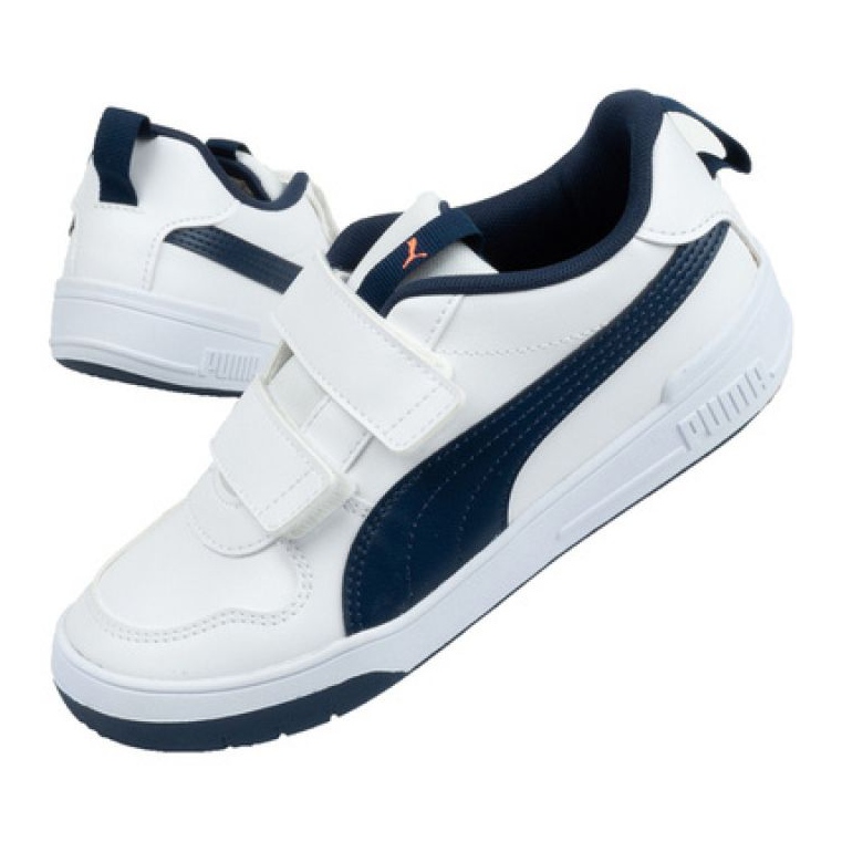 Puma Multiflex Jr 380740 07 valkoinen laivastonsininen