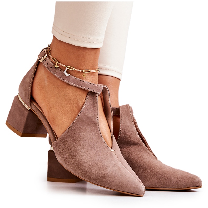 Mokkapuput kantapäässä Laura Messi 2309 beige