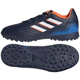 Adidas Copa Sense.3 Tf Jr GW7401 jalkapallokengät monivärinen bluesia ja laivastonsinisiä