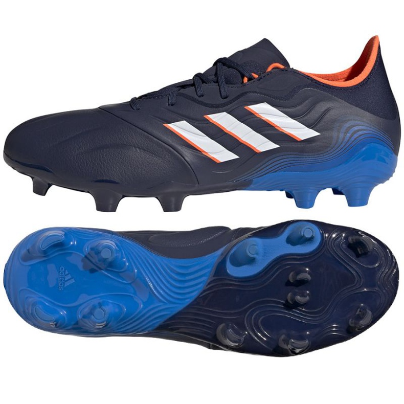 Adidas Copa Sense.2 Fg M GW7388 jalkapallokengät monivärinen blues ja laivastonsininen