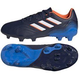 Adidas Copa Sense.3 Fg Jr GW7412 jalkapallokengät monivärinen tummansininen