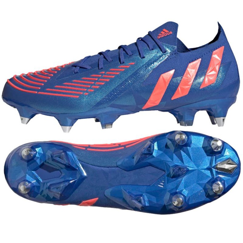 Adidas Predator Edge.1 L Sg M H02973 jalkapallokengät sininen sininen
