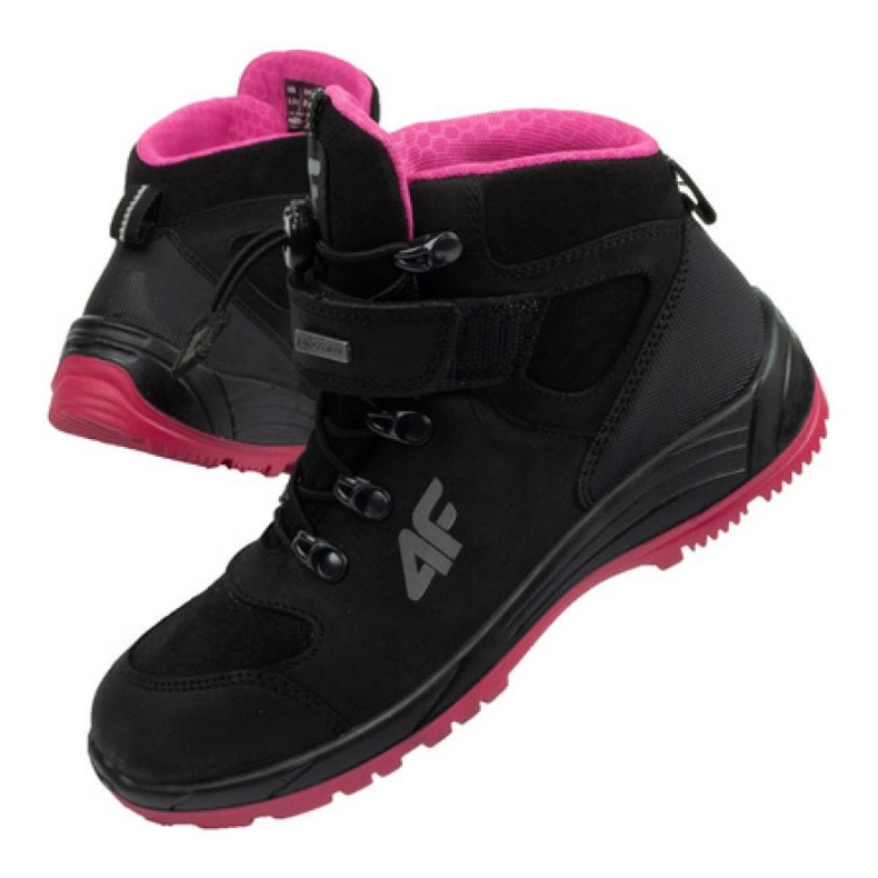 4F vaelluskengät HJZ21-JOBMW251 21S musta