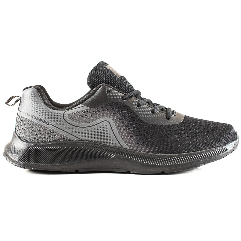 TRENDI Kevyet urheilukengät musta harmaa