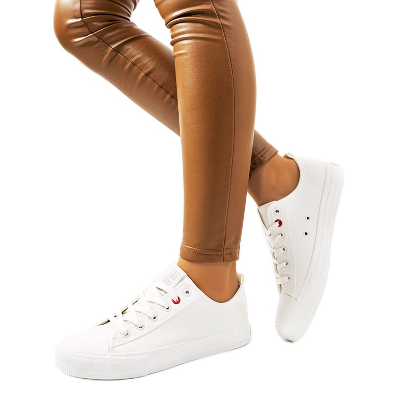 White Big Star naisten tennarit JJ274007 valkoinen