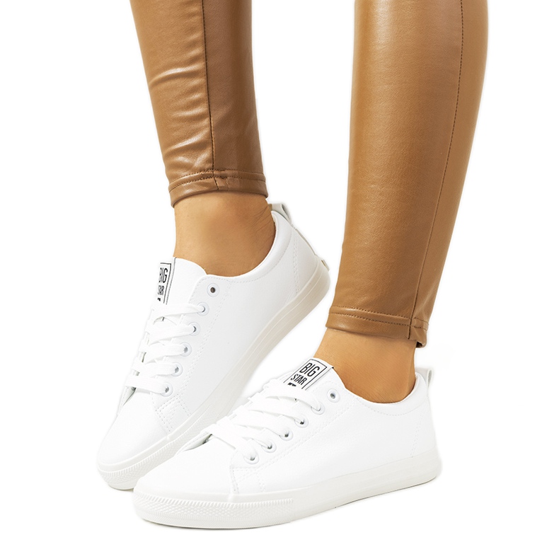 Naisten valkoiset tennarit Big Star JJ274311 valkoinen