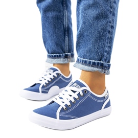 Big Star laivastonsiniset naisten tennarit 274834 sininen