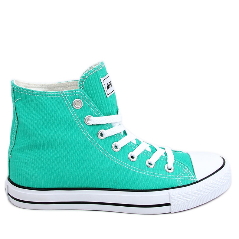 Inga L.GREEN nilkkakorkeat lenkkarit vihreä