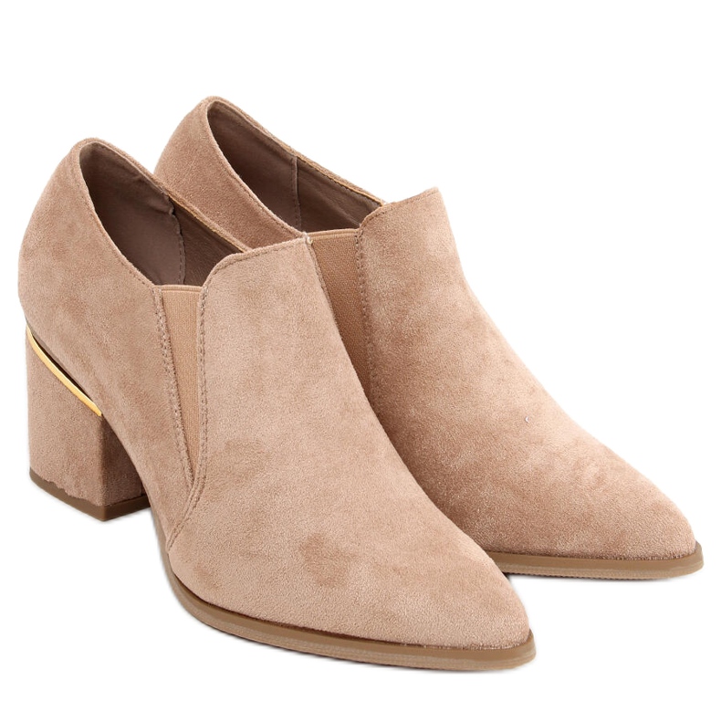 Brenda Khaki -korkokengät beige