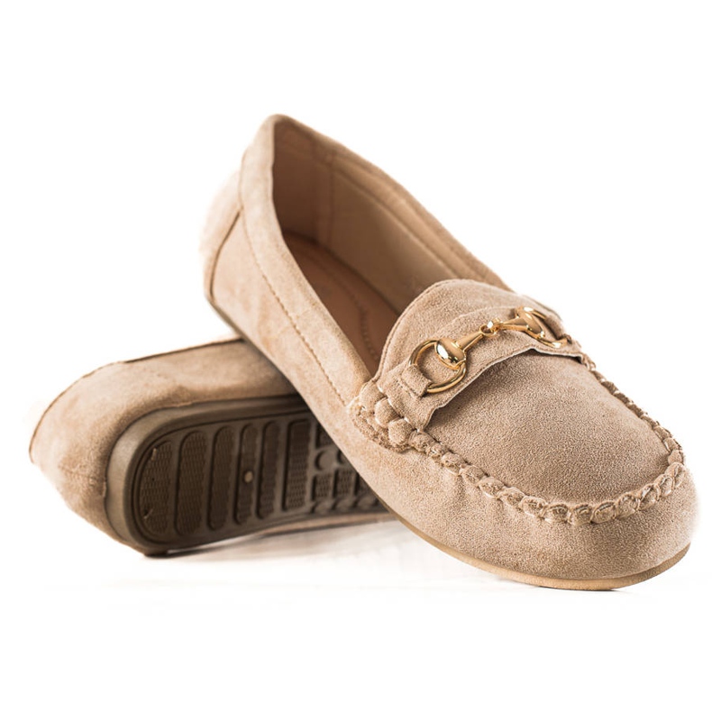TRENDI Mukavat loaferit koristeella beige
