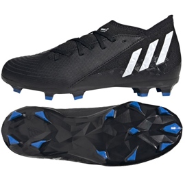 Adidas Predator Edge.3 Fg Jr GW2360 jalkapallokengät musta musta