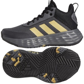 Adidas OwnTheGame 2.0 GZ3381 koripallokengät harmaa harmaan sävyjä