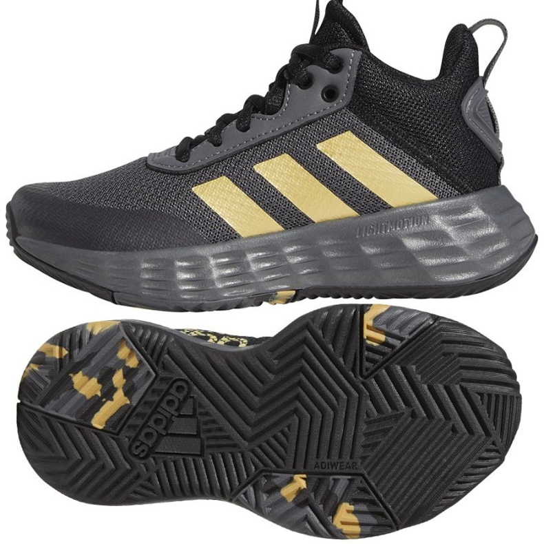 Adidas OwnTheGame 2.0 GZ3381 koripallokengät harmaa harmaan sävyt