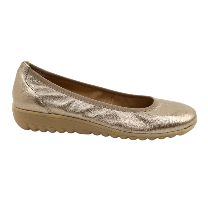 Caprice Ballerina Taupe Metallic 9-22161-28 beige monivärinen kultainen