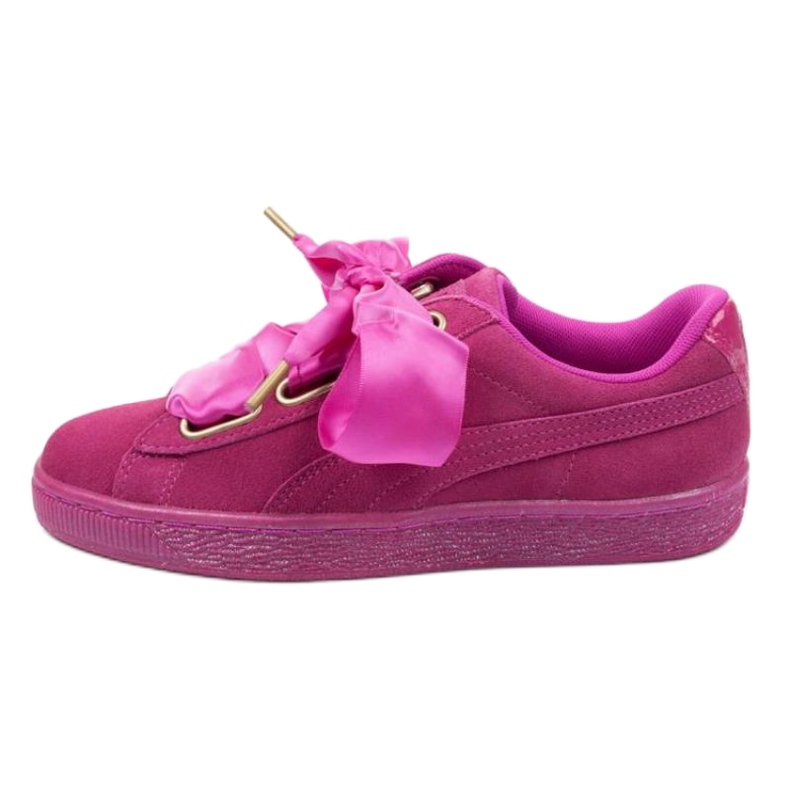 Puma Suede Heart Satin W 362714 01 vaaleanpunainen