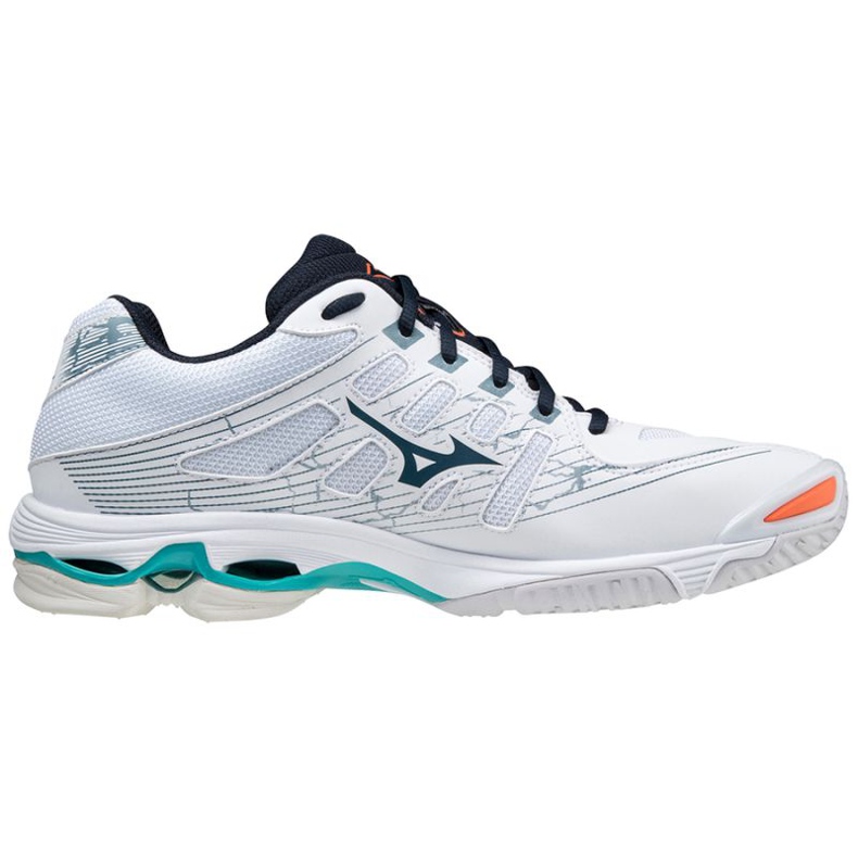 Sisäkengät Mizuno Wave Voltage M V1GA216036 valkoinen valkoinen
