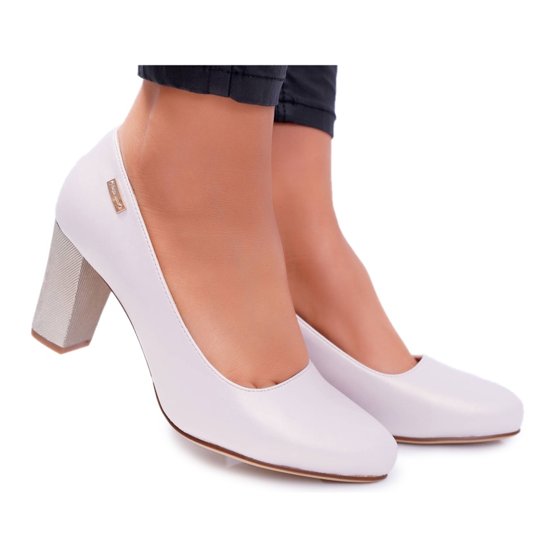 Naisten pumput Sergio Leone PB130 Beige Pearl Amber