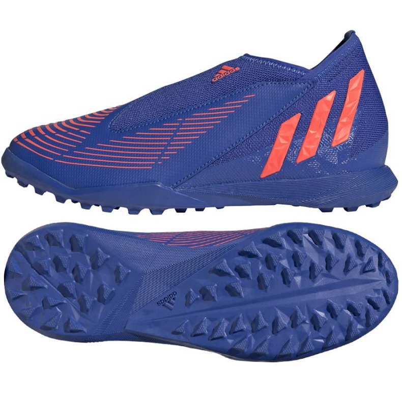 Adidas Predator Edge.3 Ll Tf J Jr GX2636 kengät violetti sininen
