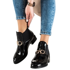 W. Potocki Tyylikkäät Slip-on Potocki-saappaat musta