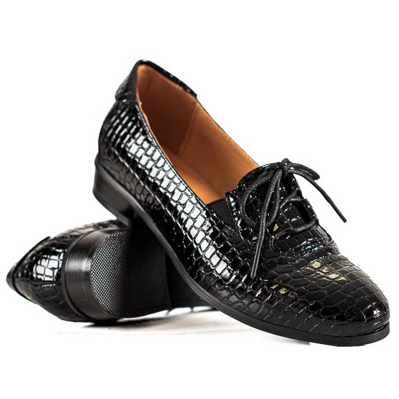 W. Potocki Tyylikkäät Lace-up Potocki -kengät musta