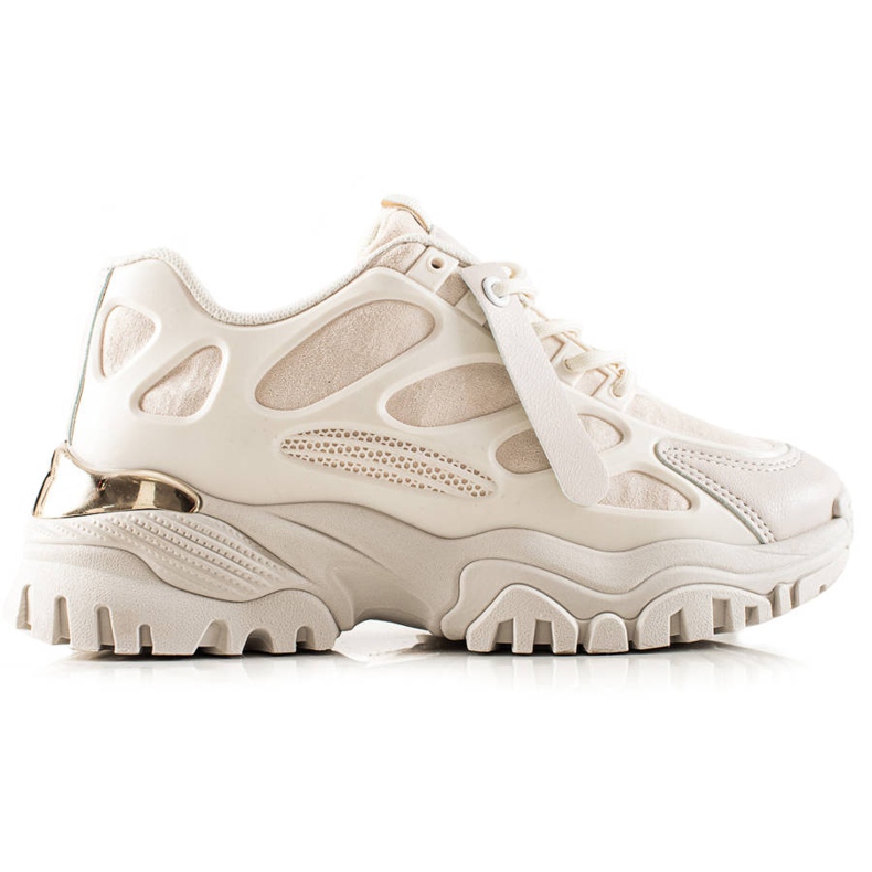 TRENDI Tennarit, joissa mokkanahkat beige