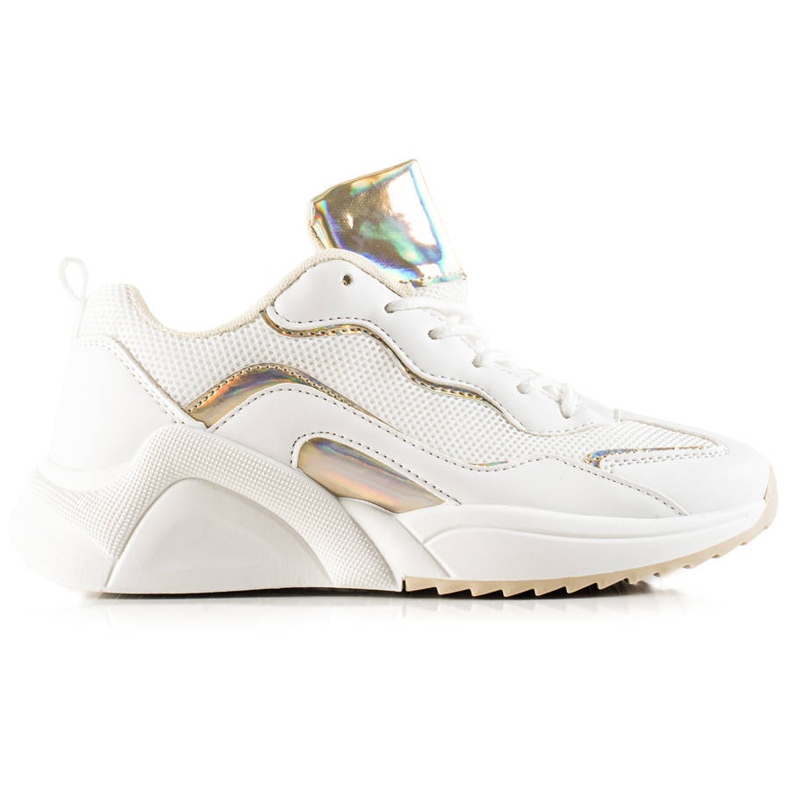 TRENDI Tennarit holoefektillä valkoinen